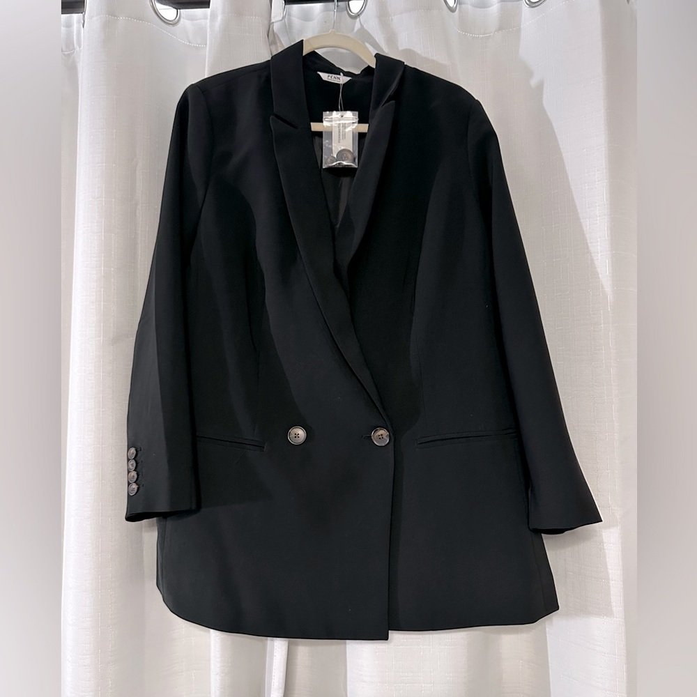NWT Black womens blazer